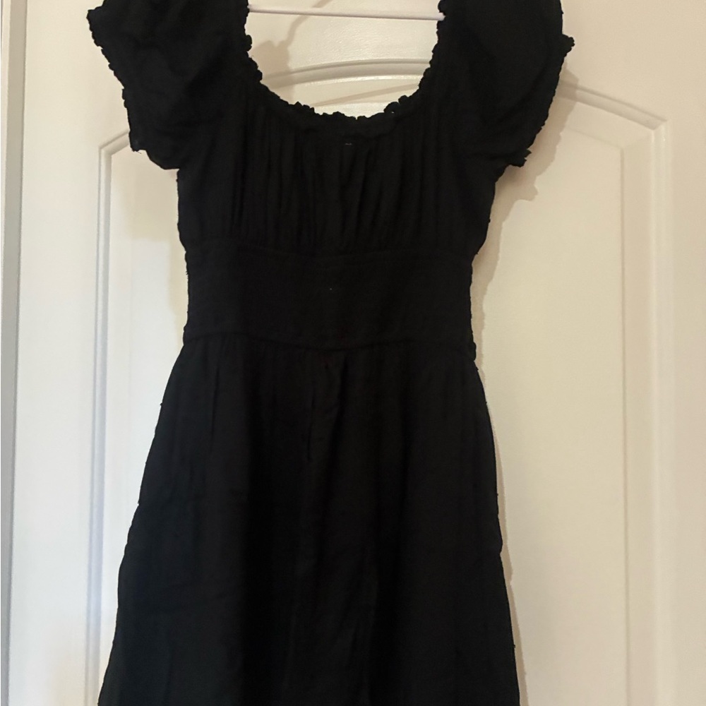Hollister Black Romper Dress